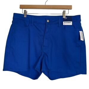 NWT Old Navy Roayl Blue High-Rise WOW 3" Inseam Shorts Size 16